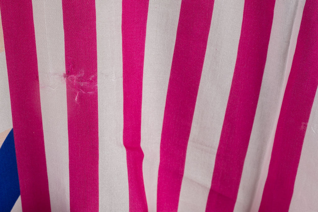 Chanel New Multi Stripe Silk Shawl