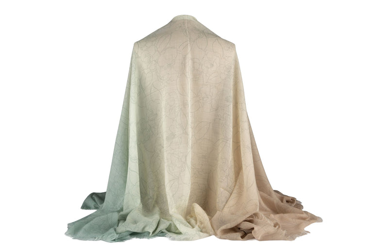 Chanel New Ombre Cashmere Shawl
