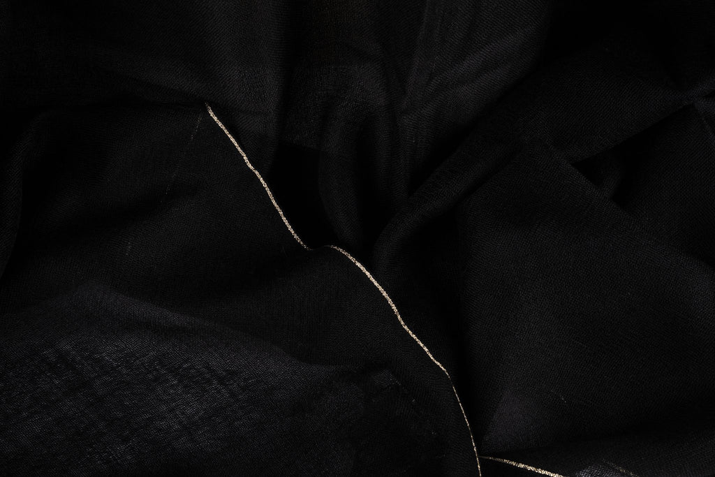 Chanel New CC Logo Embellished Shawl