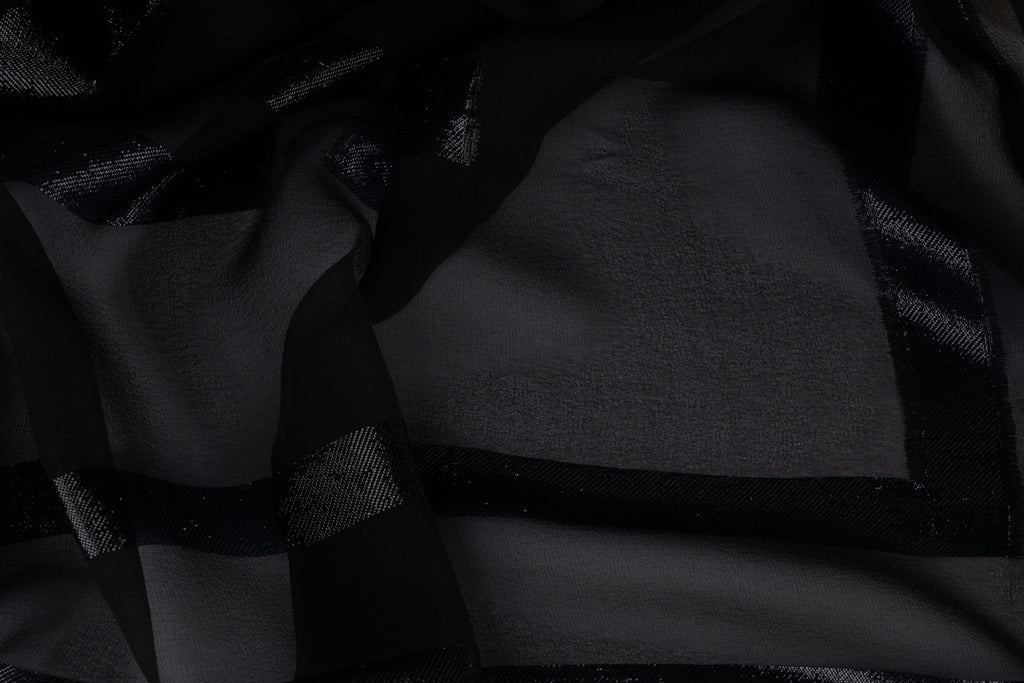 Chanel New  Black CC Logo Silk Shawl