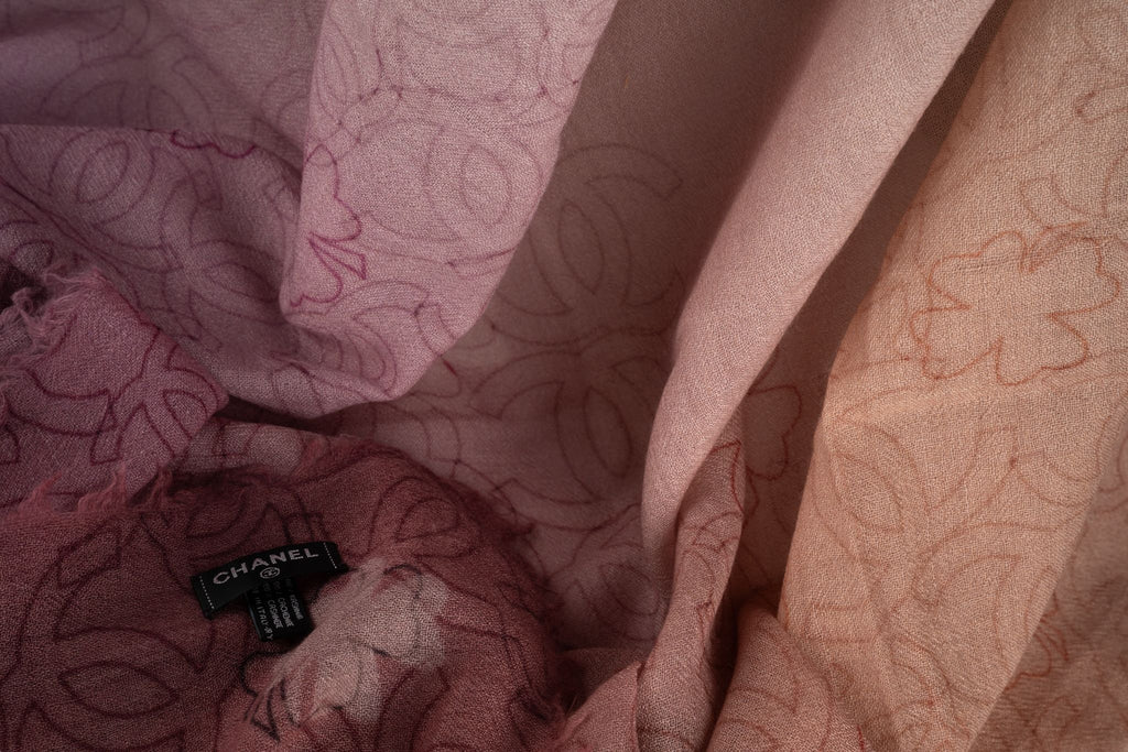 Chanel New Degradè CC Cashmere Shawl