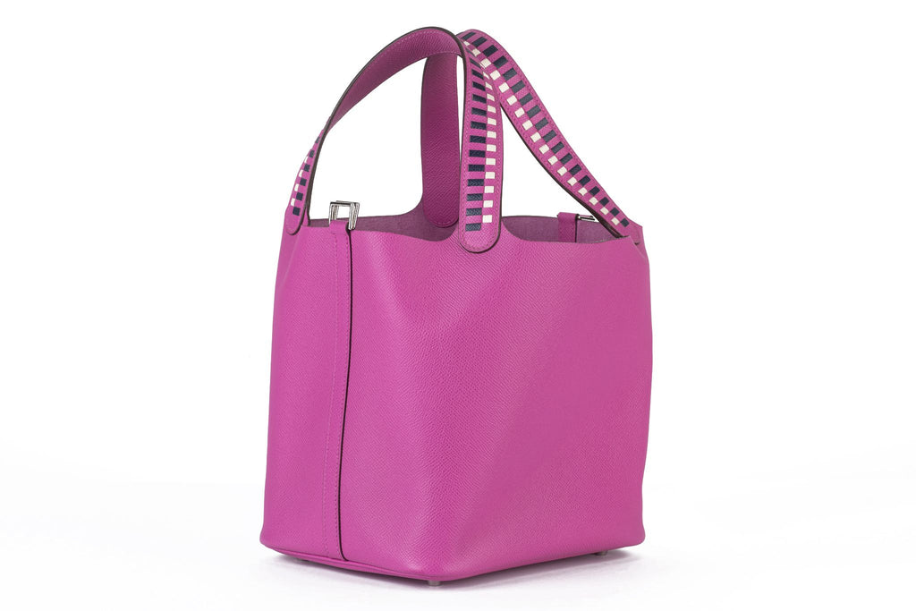 Hermès Tressage De Cuir Picotin Lock 22