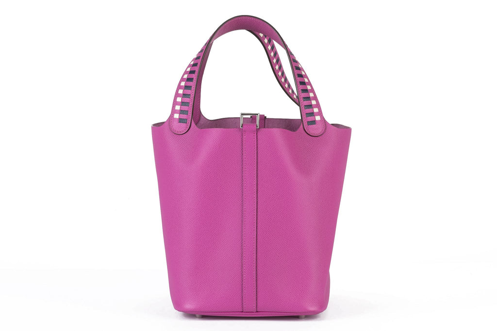 Hermès Tressage De Cuir Picotin Lock 22