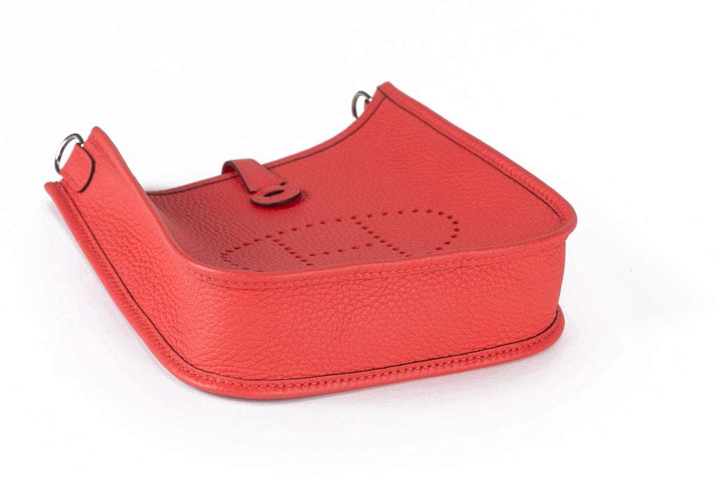 Hermès New Rouge Pivoine Mini Evelyne