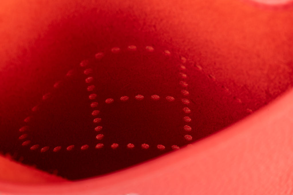 Hermès New Rouge Pivoine Mini Evelyne