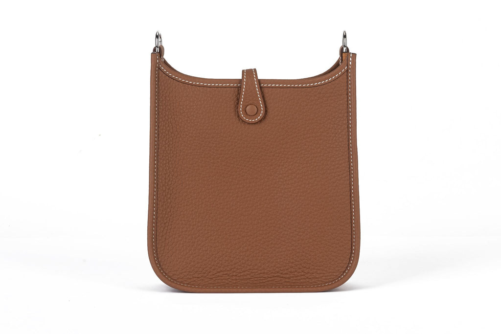 Hermès New Gold Mini Evelyne Bag