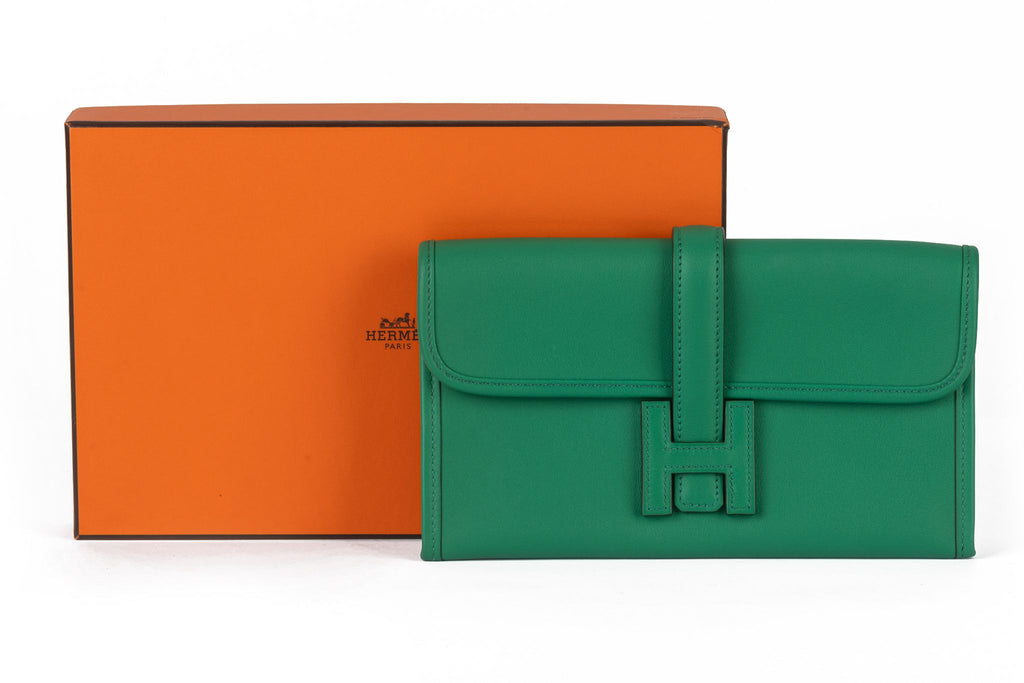 Hermès Bamboo Swift Jige Elan Clutch