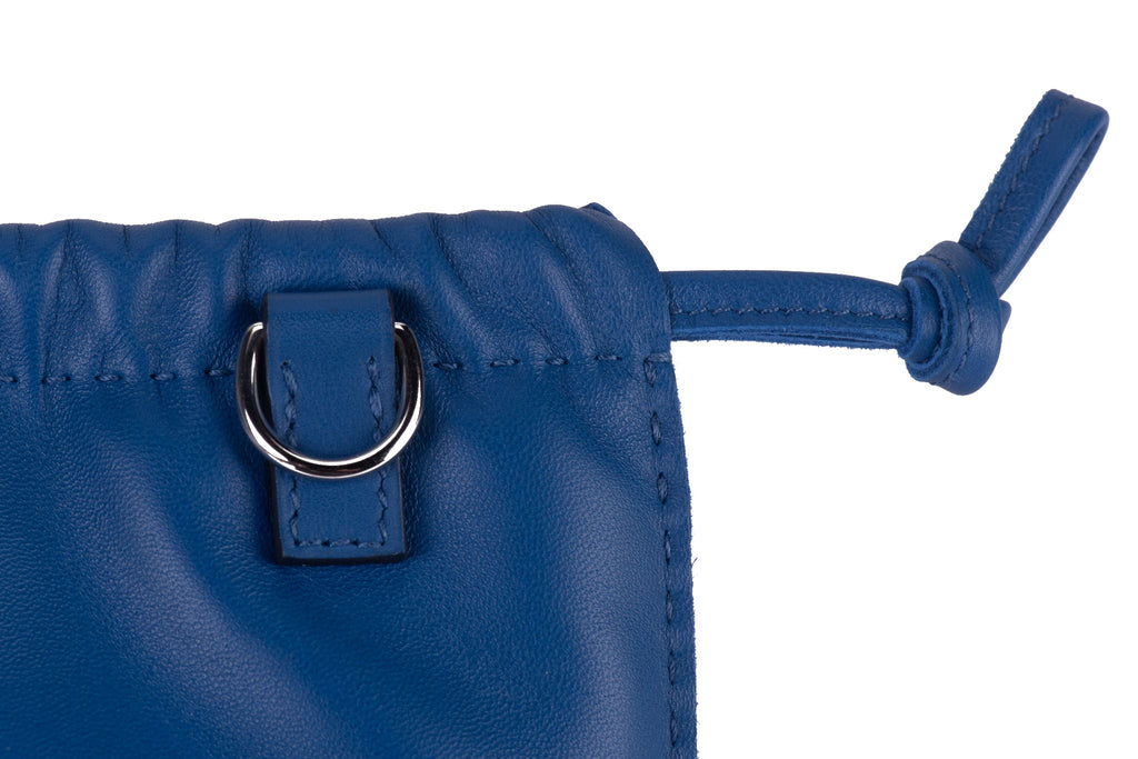 Hermès New In Box Pilo Pouch in Blue
