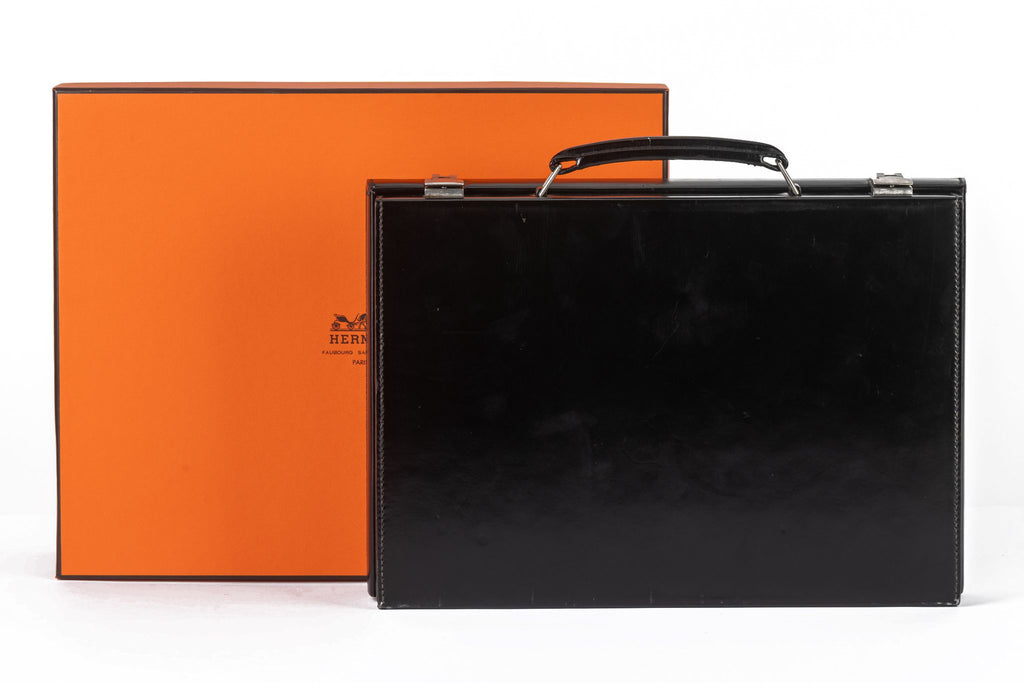 Hermès Vintage Vanity Case in Burgundy