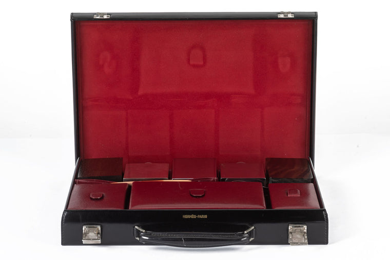 Hermès Vintage Vanity Case in Burgundy
