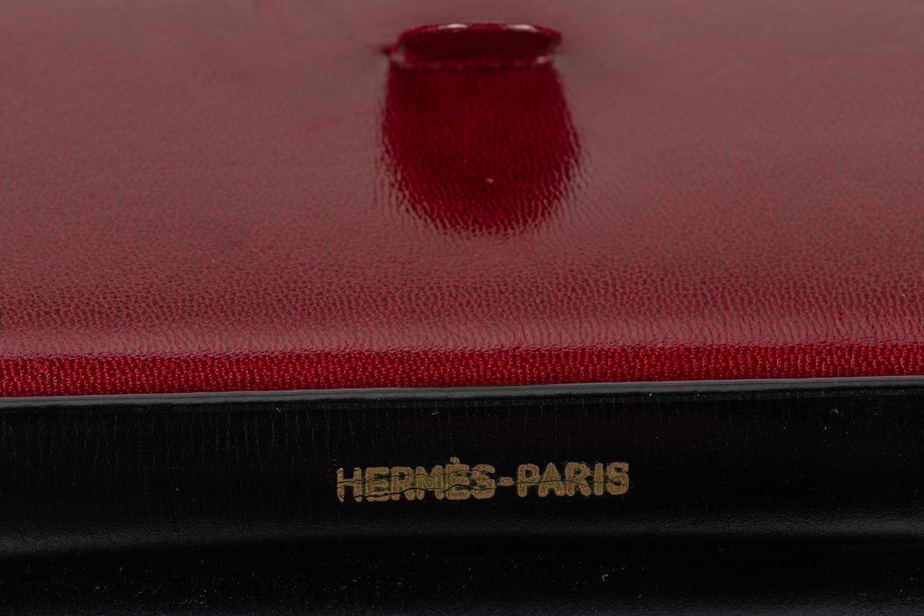 Hermès Vintage Vanity Case in Burgundy