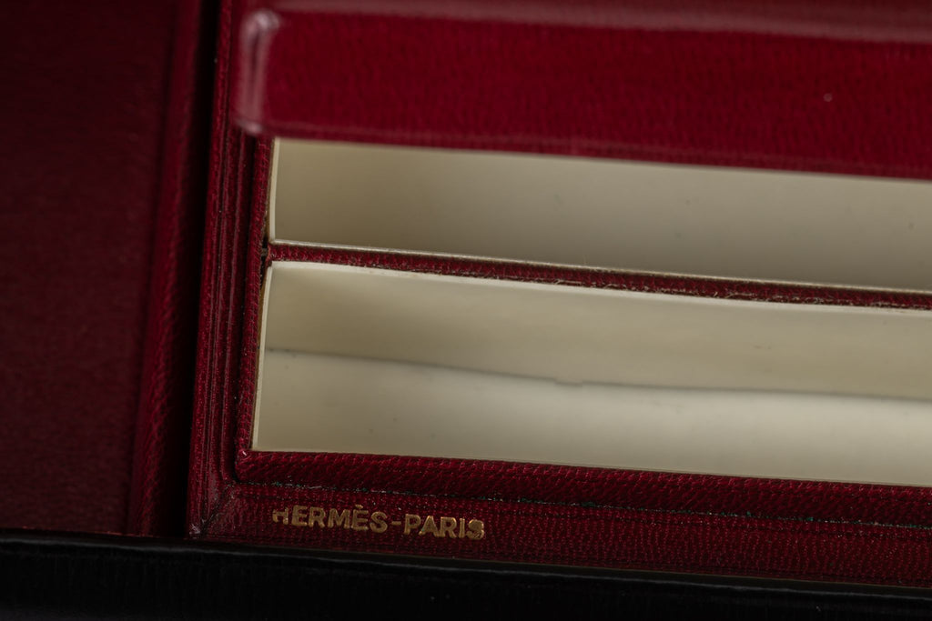 Hermès Vintage Vanity Case in Burgundy