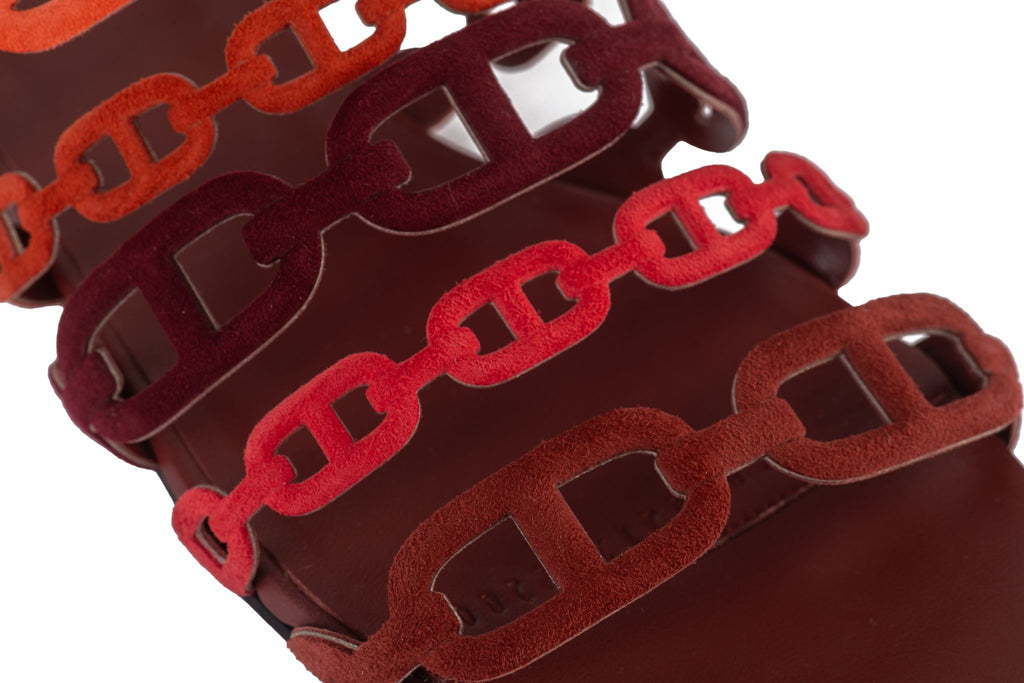 Hermès Thalassa Chevre Velours Sandals