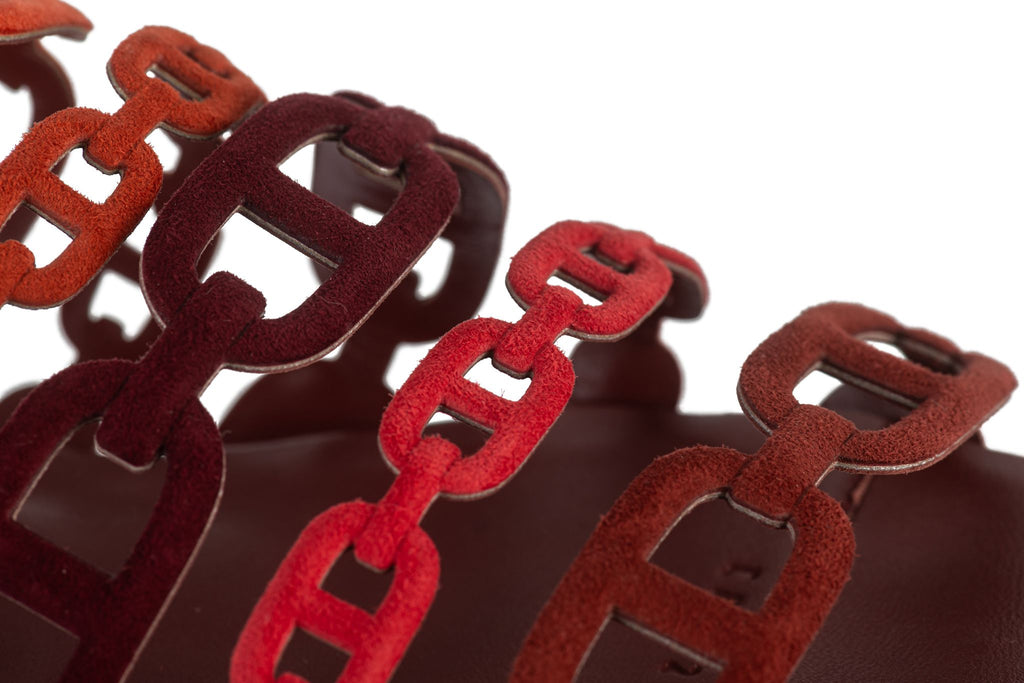 Hermès Thalassa Chevre Velours Sandals