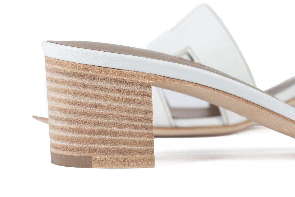 Hermès NIB Oasis Sandal White 37.5