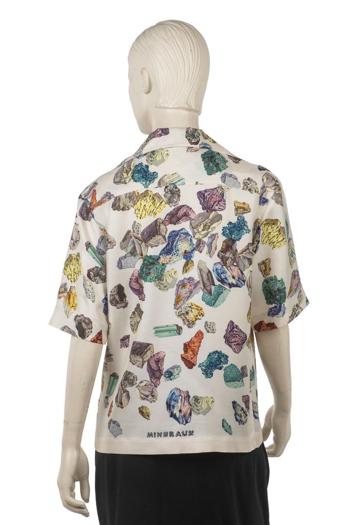 Hermès "Mineraux Geo Rock" Silk Shirt