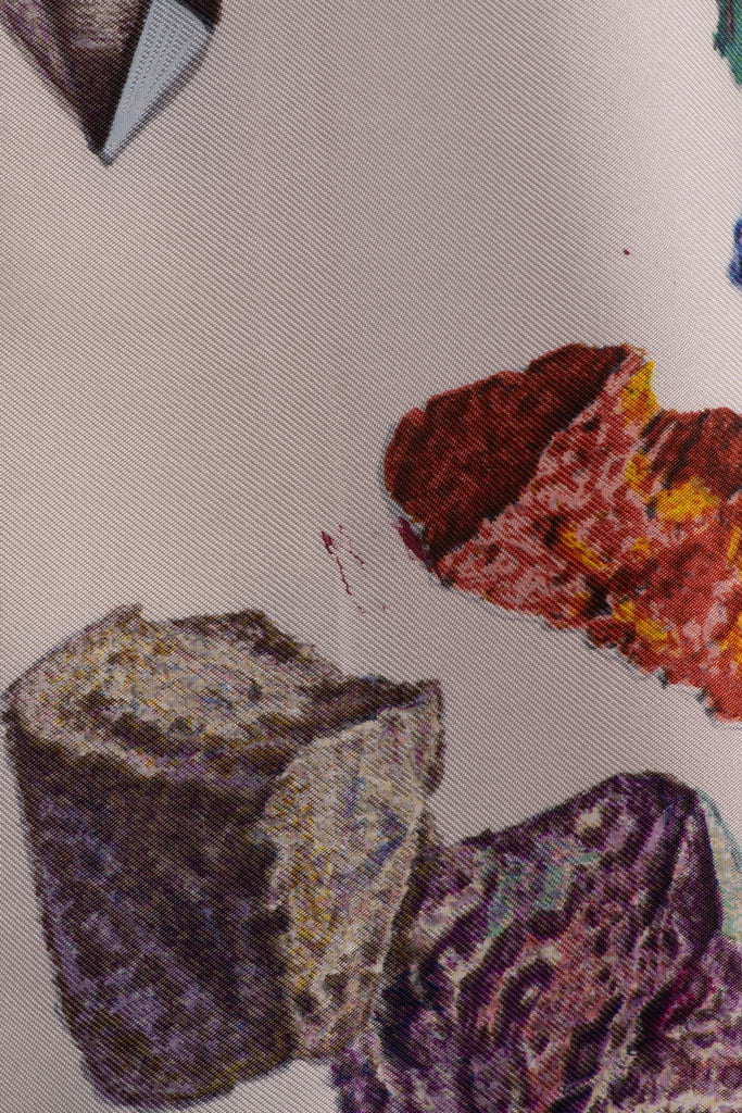Hermès "Mineraux Geo Rock" Silk Shirt