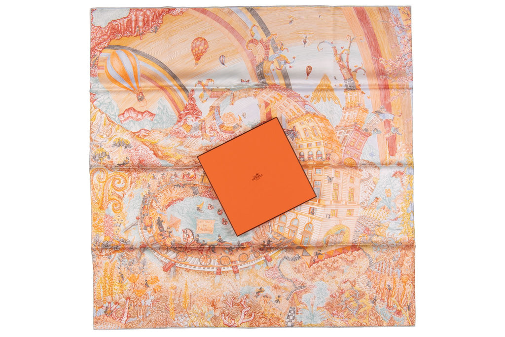 Hermès "Les Folies du Faubourg" Scarf NB