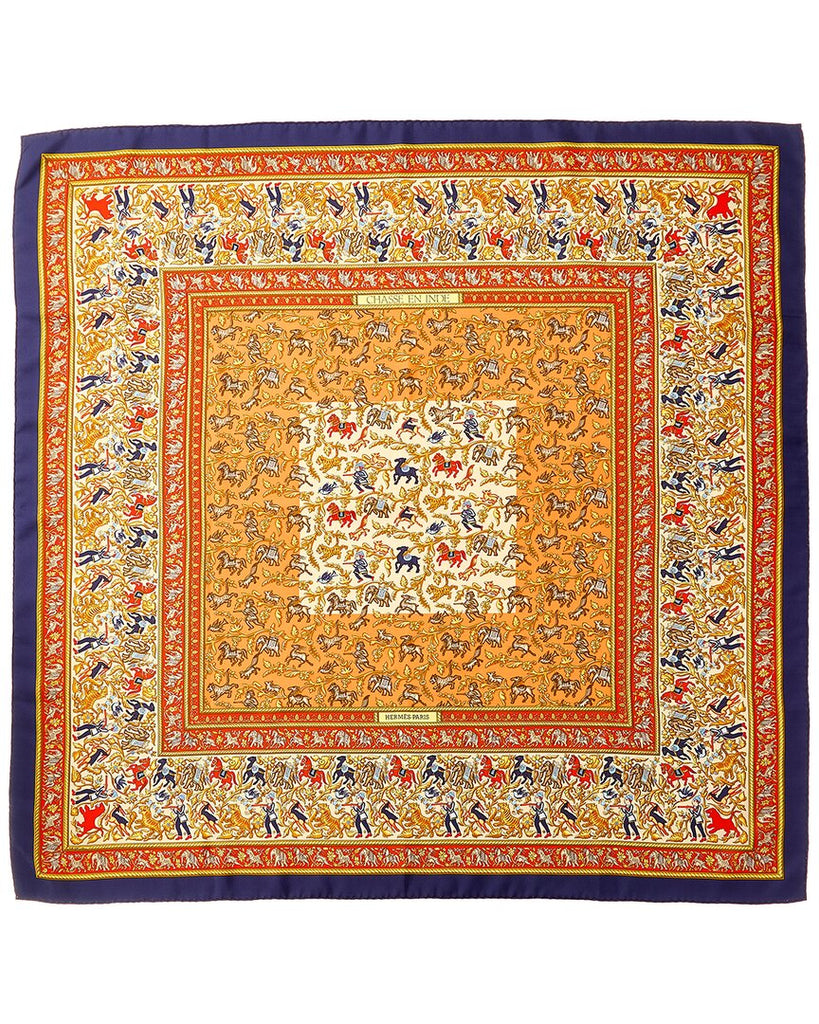 Hermès Chasse en Inde Scarf