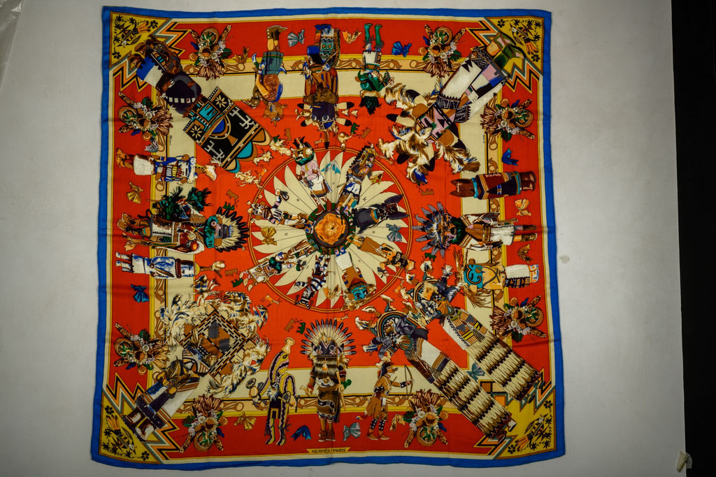 Hermès Cashmere-Blend Kachinas Shawl