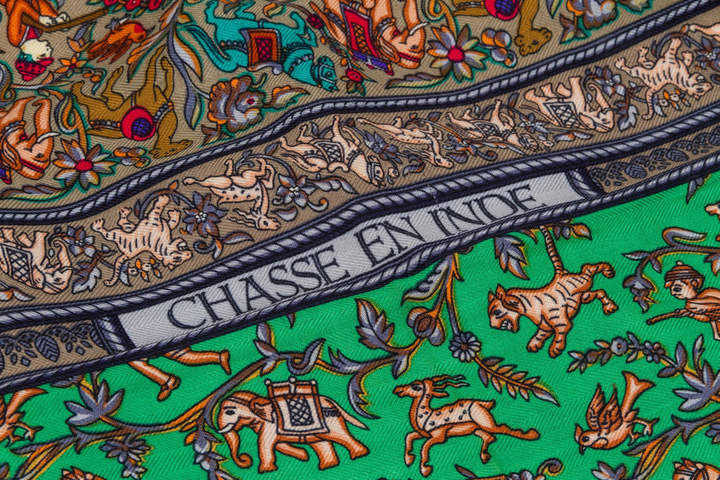 Hermès Chasse En Inde Cashmere Shawl