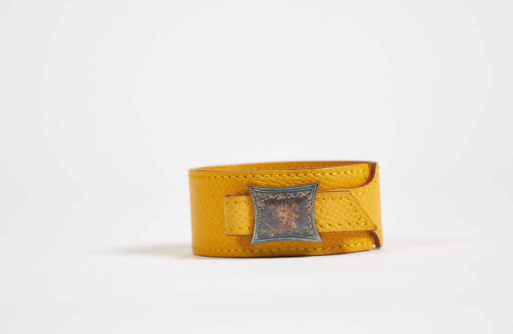 Hermès Jaune d'Or Epsom Tuareg Bracelet