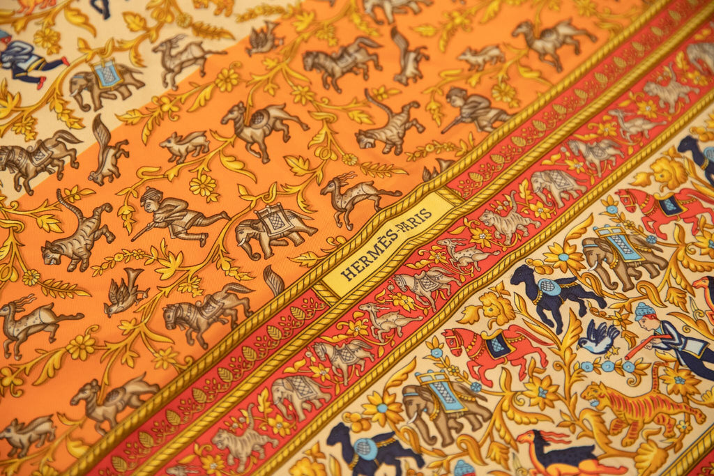 Hermès Chasse en Inde Scarf