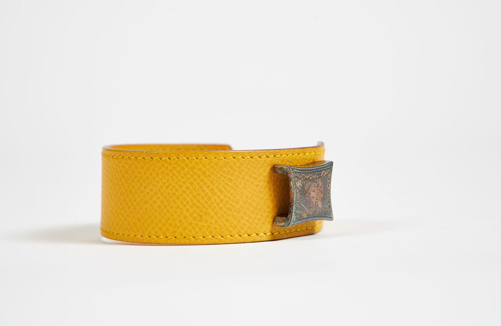 Hermès Jaune d'Or Epsom Tuareg Bracelet