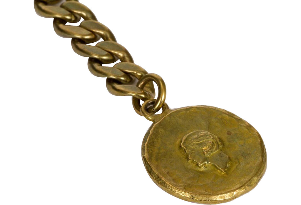 Chanel Quilted Belt w/ Chain Drop