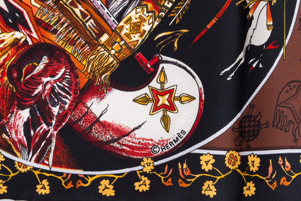 Hermès Mythologies des Hommes Scarf