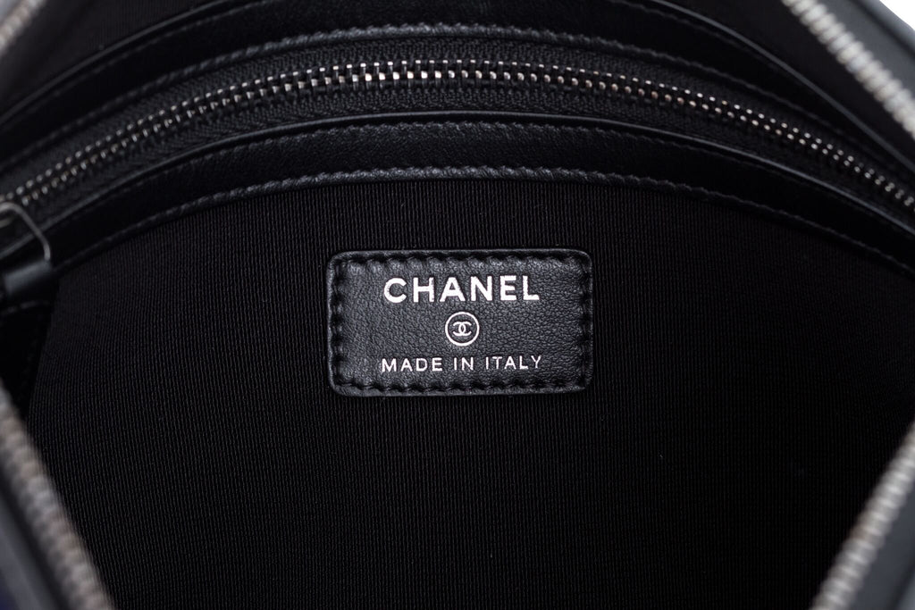 Chanel Navy Paris Salzburg Clutch