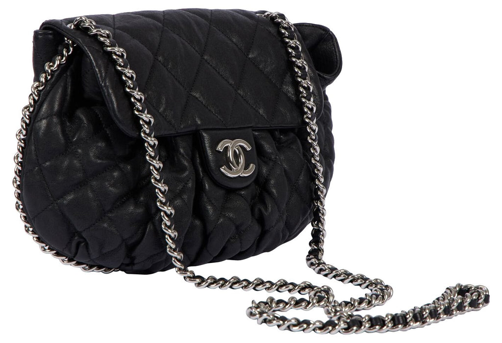 Chanel Medium Black Chain-Around Bag