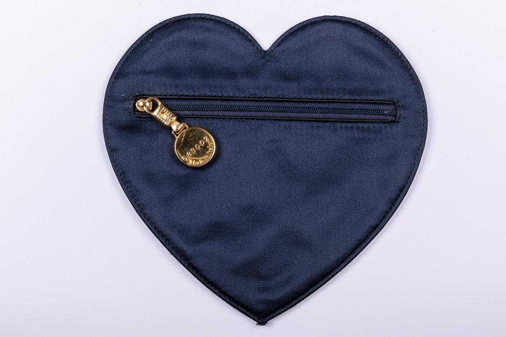 Redwall Blue Silk Heart Coin Case