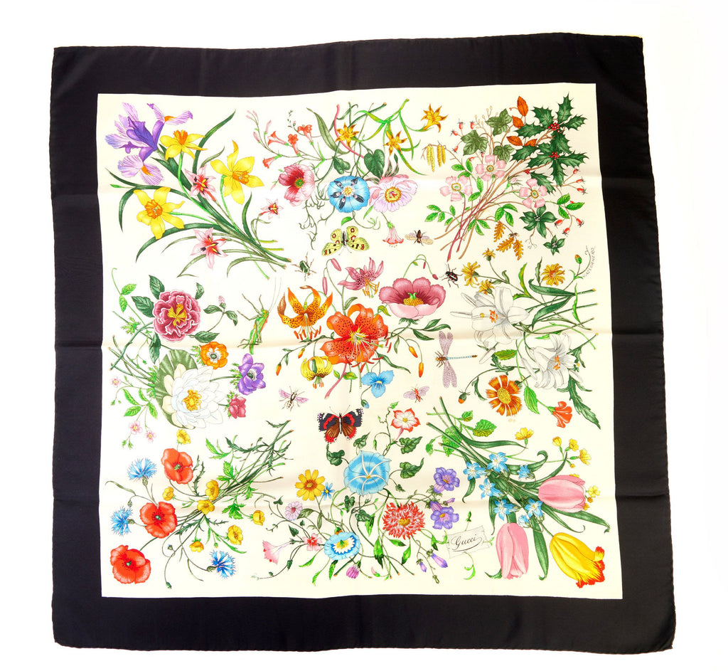 Gucci Collectible Accornero Silk Scarf