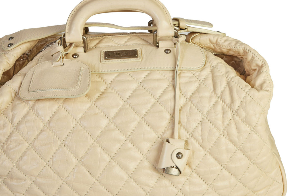 Chanel Paris/NY Cream Traveler Weekender