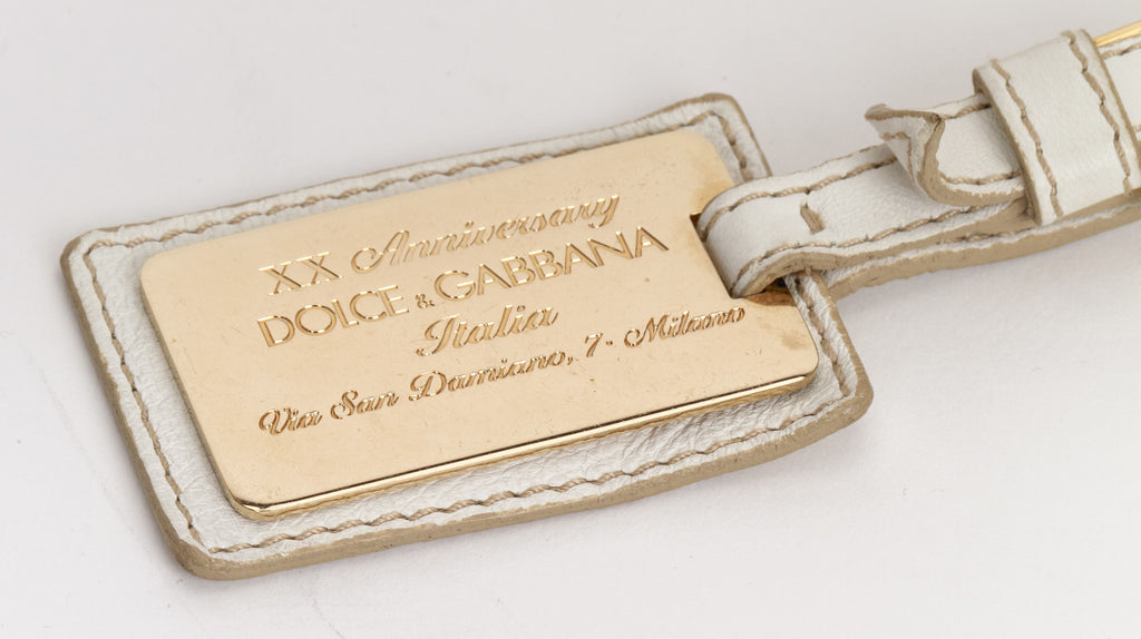 Dolce 20th Anniversary Mini White Bag