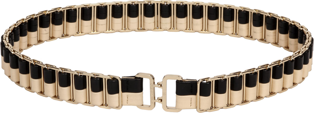 Chanel Cruise 2005 black and beige belt