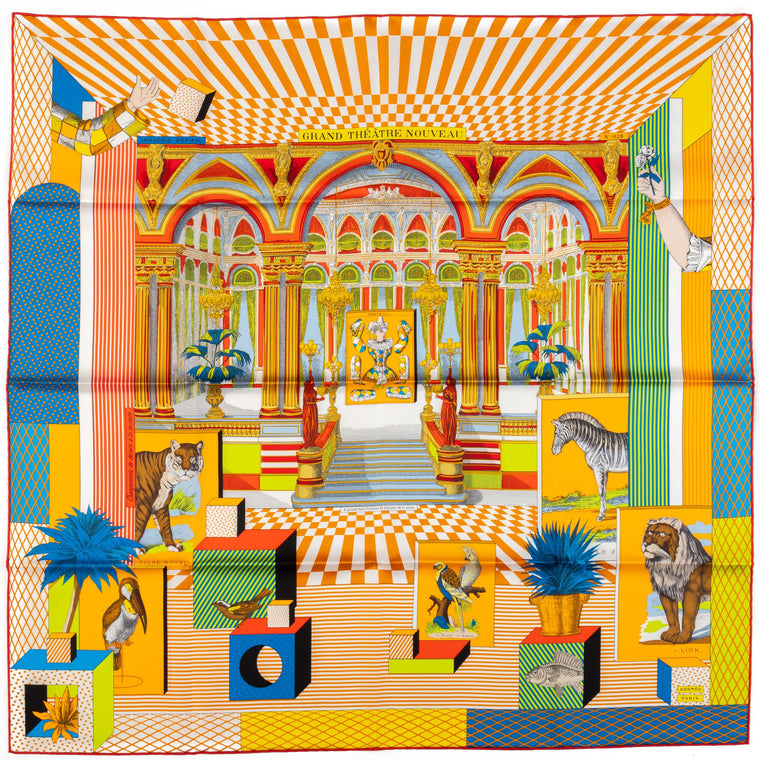 Hermès New Grand Theatre Nouveau Scarf