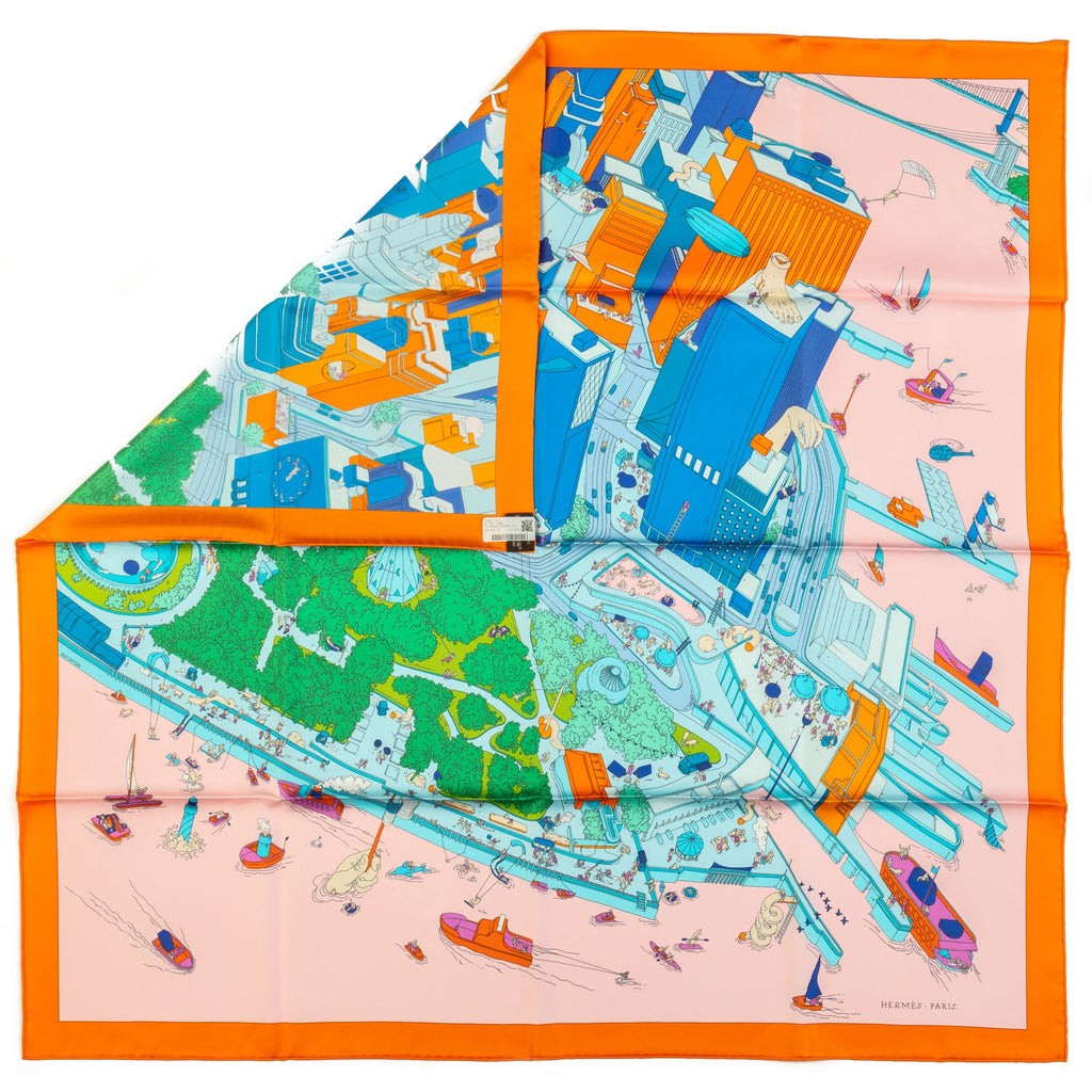 Hermes Rare Ugo Gattoni NY Scarf BNIB