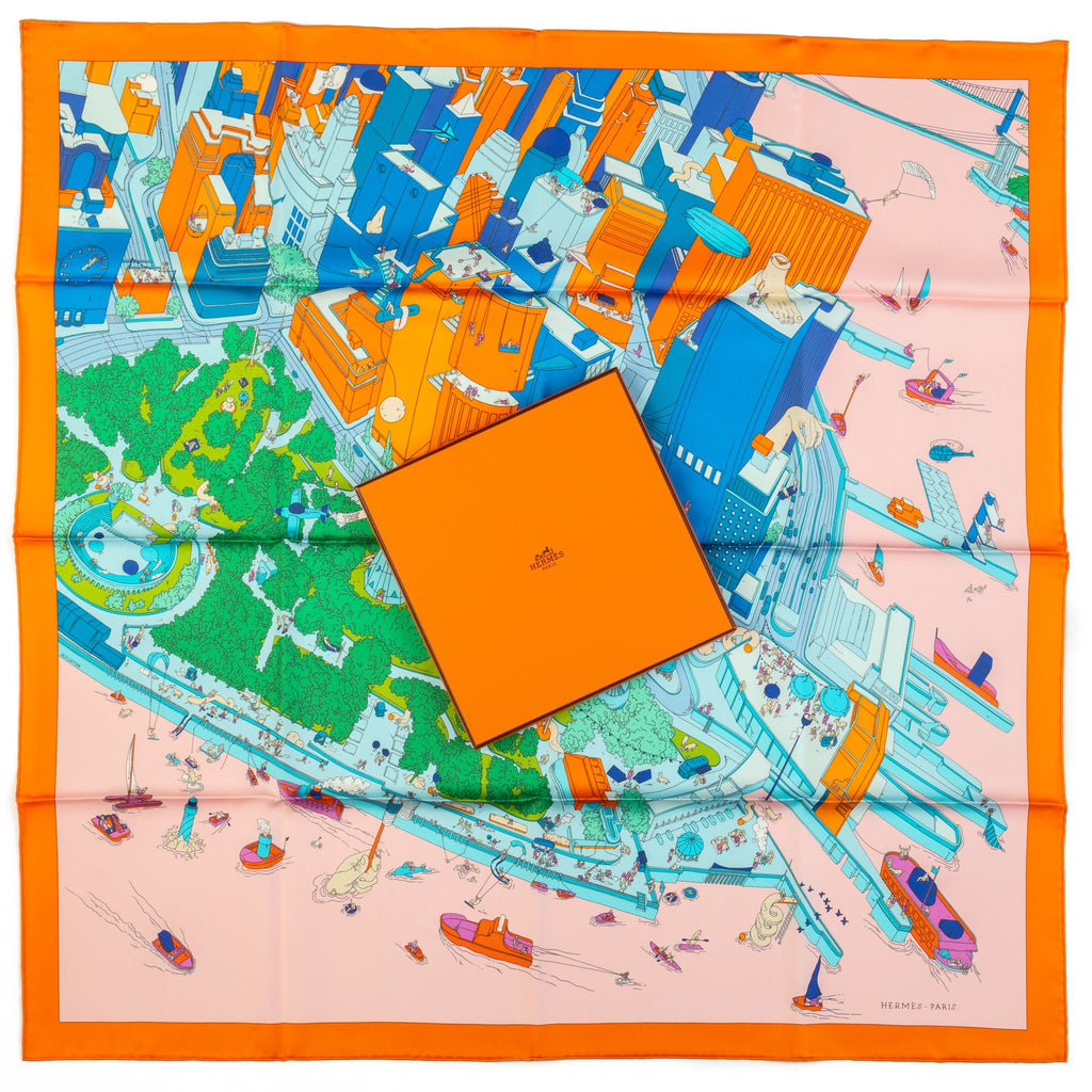 Hermes Rare Ugo Gattoni NY Scarf BNIB