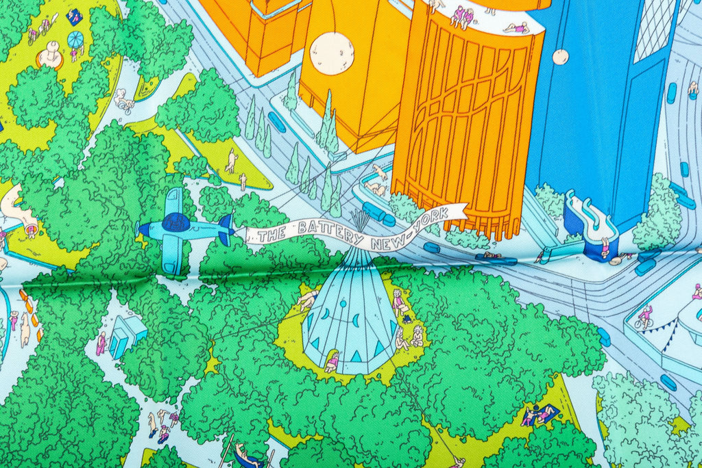 Hermes Rare Ugo Gattoni NY Scarf BNIB