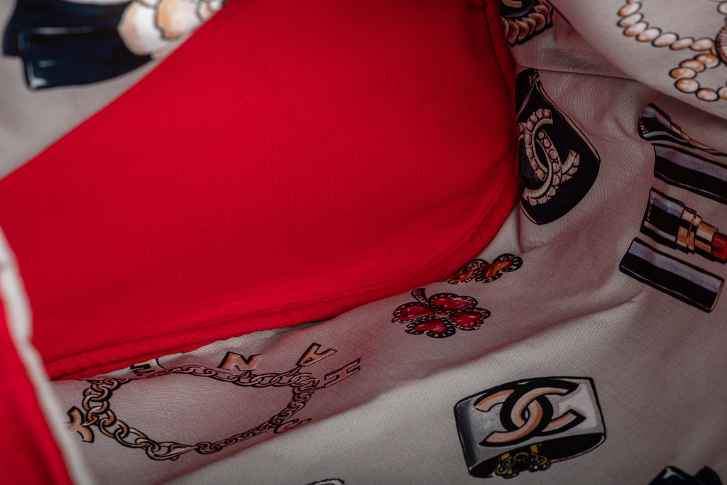 Chanel New Red Beach Set Icons Design