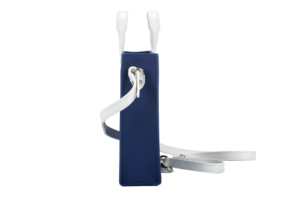 Virgil Abloh Blue Cowhide LV Sac