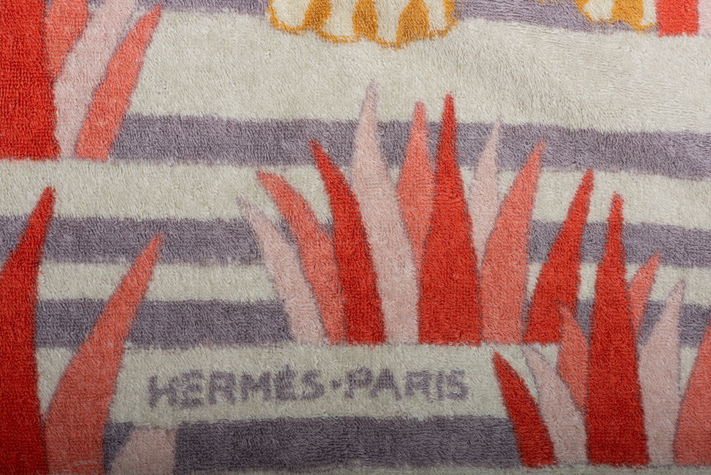 Hermès Tiger Beach Towel Preloved