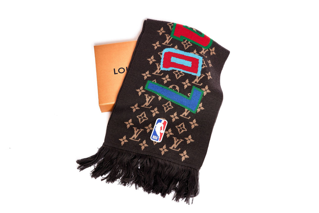LVXNBA Letters Wool Scarf BNIB