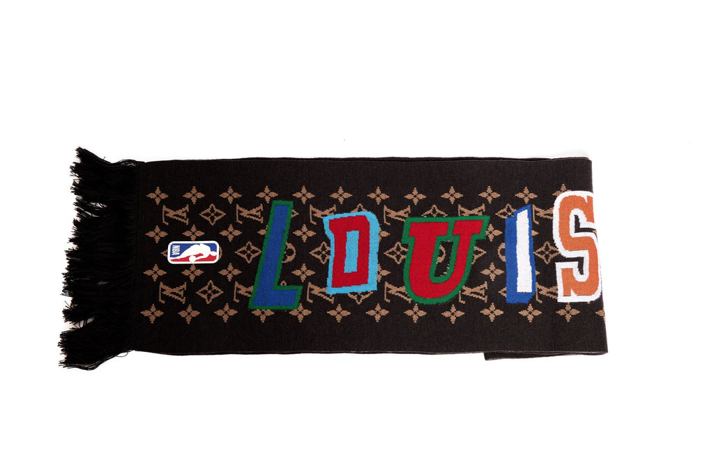 LVXNBA Letters Wool Scarf BNIB