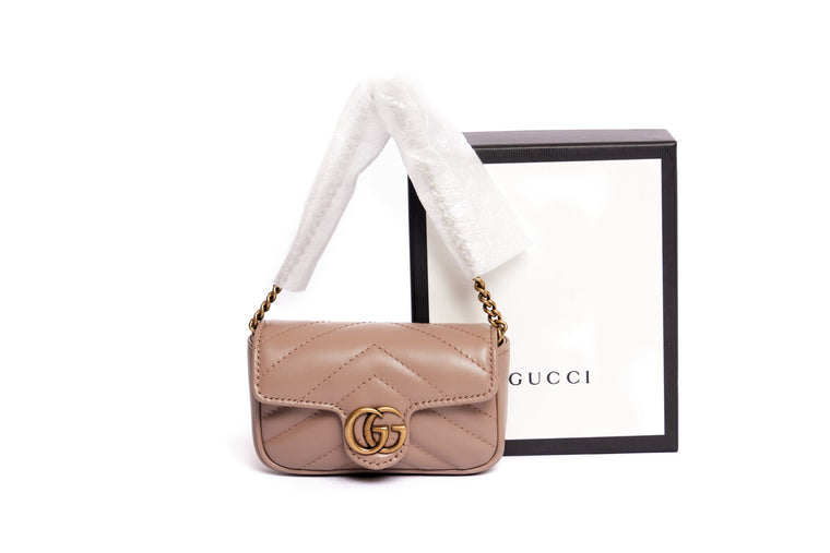 Gucci Nude Mini Marmont Evening Bag