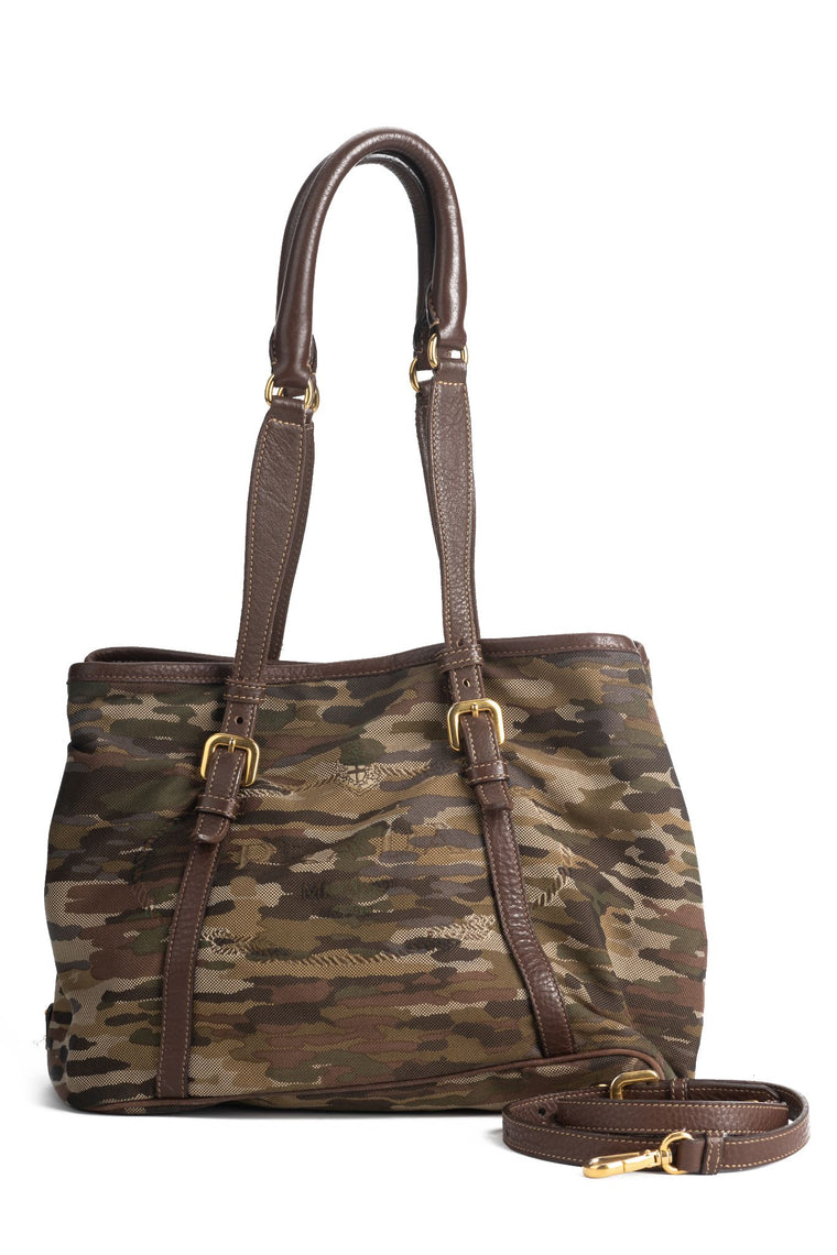 Prada Camouflage Two-Way Tote