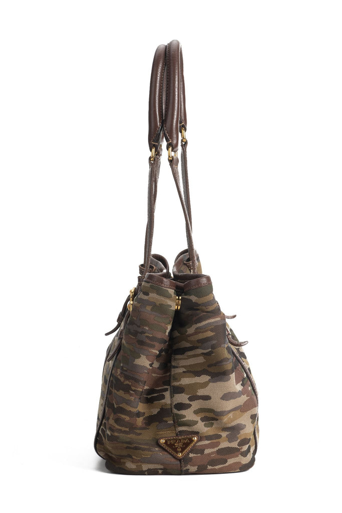 Prada Camouflage Two-Way Tote
