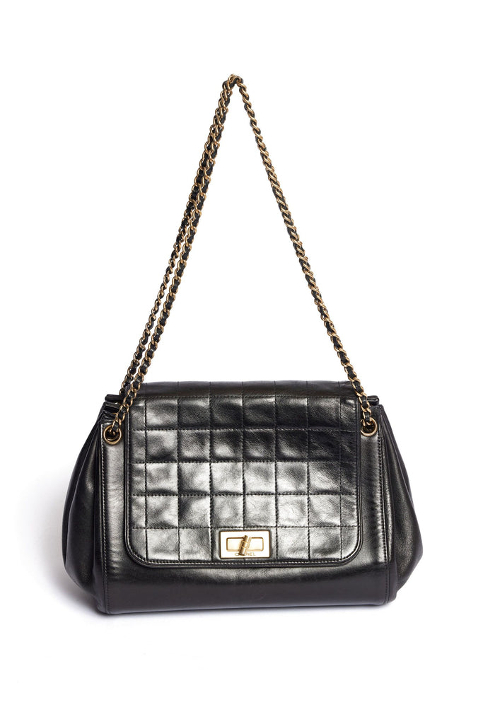 Chanel Black Accordion Bag